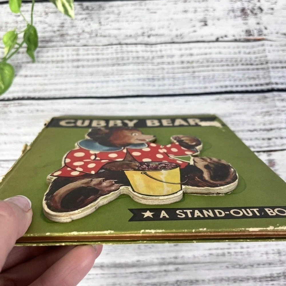 Vintage Cubby Bear Children's Book A Stand Out Whitman Publishing
